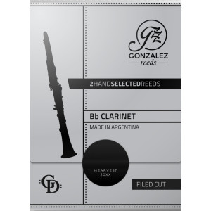 Caja 2 Cañas Clarinete Gonzalez GD Duo 3